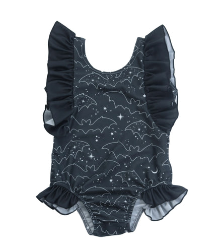 Celestial Bat Ruffle Swimsuit (Babies/Toddlers/Kids)