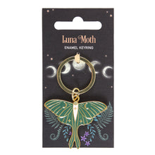 Load image into Gallery viewer, Luna Moth Keyring