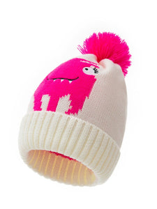 Candy Monster Beanie Knit Hat (Babies/Kids in Multiple Colors)
