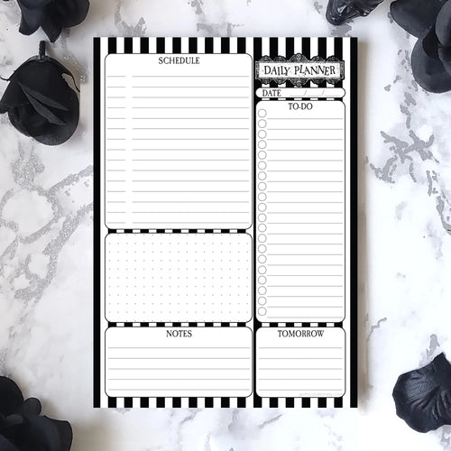 Beetlejuice-Inspired Daily Planner Organizer