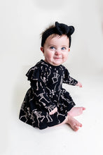 Load image into Gallery viewer, Dancing Skeleton Dress Onesie (Babies/Toddlers)