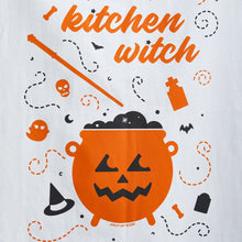 Load image into Gallery viewer, Hallowed Kitchen Witch Tea Towel