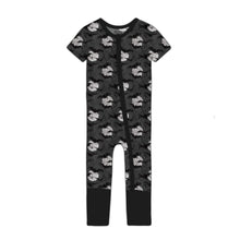 Load image into Gallery viewer, Midnight Moon Bamboo Short Sleeve PJ Jumpsuit (Babies/Toddlers)