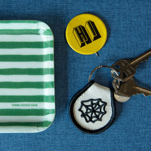 Load image into Gallery viewer, Spiderweb Patch Key Chain