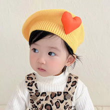 Load image into Gallery viewer, Heart Bae Beret Hat (Toddlers/Kids in Multiple Colors)
