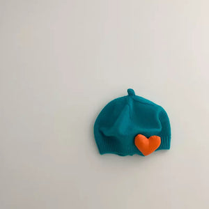 Heart Bae Beret Hat (Toddlers/Kids in Multiple Colors)