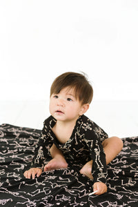 Dancing Skeleton Baby Blanket (Babies/Toddlers)