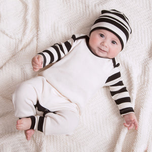 Striped Sleeve Romper (Babies)