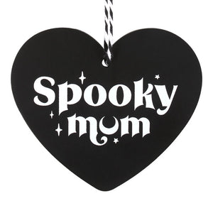 Spooky Mum Sign Decoration