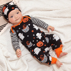 Halloween Pumpkin Party Romper (Babies)