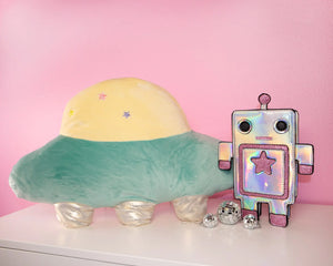 Spaced Out UFO Plush Toy