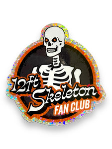 12ft Skeleton Fan Club Sticker