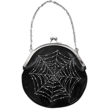 Load image into Gallery viewer, Spiderweb Kisslock Handbag