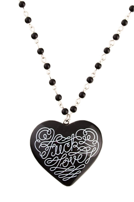 F Love Necklace
