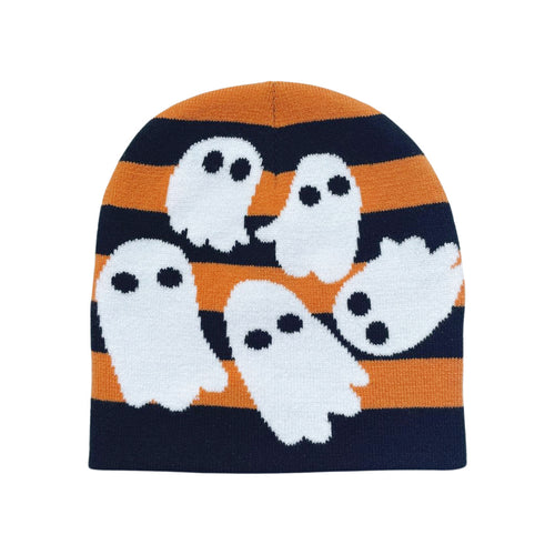 Halloween Ghosties Knit Hat (Adults)