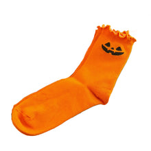 Load image into Gallery viewer, Jack Face Pumpkin Socks