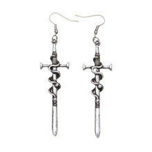 Load image into Gallery viewer, Snake Dagger Earrings
