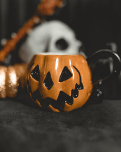 Haunted Hallows Mug in Orange
