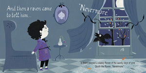 Little Poet Edgar Allen Poe: Nevermore! Board Book