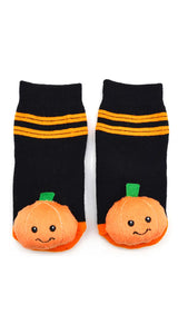 Pumpkin Rattle Socks (Babies)
