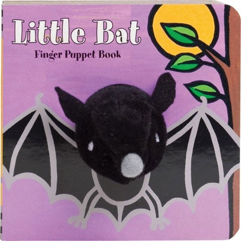 Little Bat Board Book and Finger Puppet