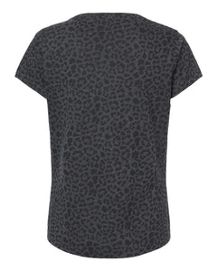 Black Leopard Womens T-Shirt (Size 4X left only)