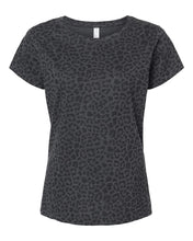 Load image into Gallery viewer, Black Leopard Womens T-Shirt (Size 4X left only)