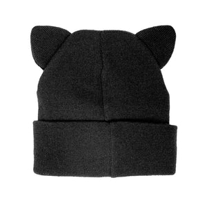 Black Cat Knit Hat (Kids/Adults)