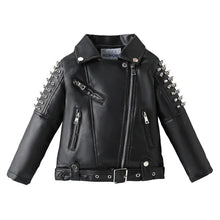 Load image into Gallery viewer, Joey Spiked Pleather Jacket (Toddlers/Kids)