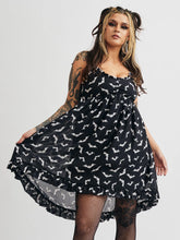 Load image into Gallery viewer, Luna Bats Chiffon Dress (Adults)