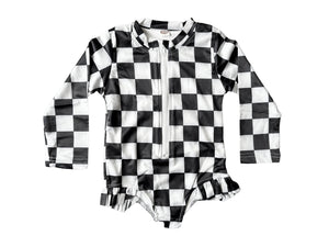Checkered Swimsuit (Kids)
