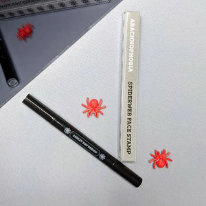 Spiderweb Stamp and Eyeliner Pen