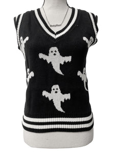 Ghostly Sweater Vest (Adults)