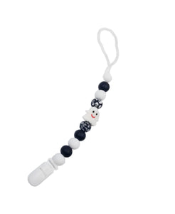 Ghost Skull Pacifier Teether Clip