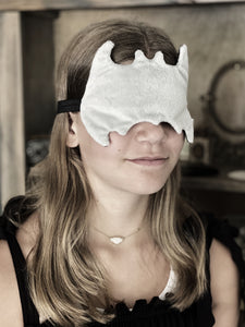 Gray Bat Sleep Mask