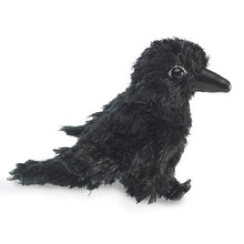 Load image into Gallery viewer, Raven Finger Puppet