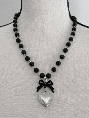 Romantic Goth Locket Necklace