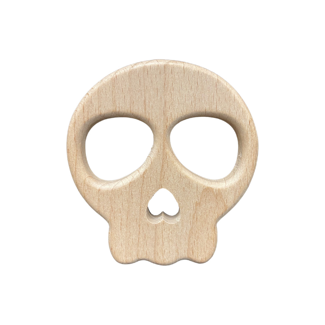 Skull Wooden Teether