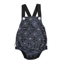 Load image into Gallery viewer, Spiderweb Overalls Bubble Romper (Babies/Toddlers)