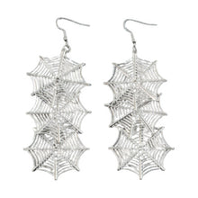 Load image into Gallery viewer, Web of Spiders Earrings