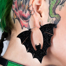 Load image into Gallery viewer, Bat Earrings